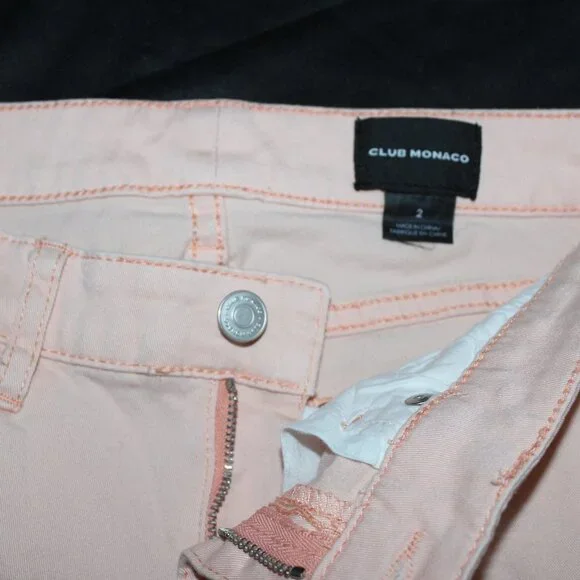 CLUB MONACO Pastel Pink Ombre Skinny jeans - Picture 8 of 8